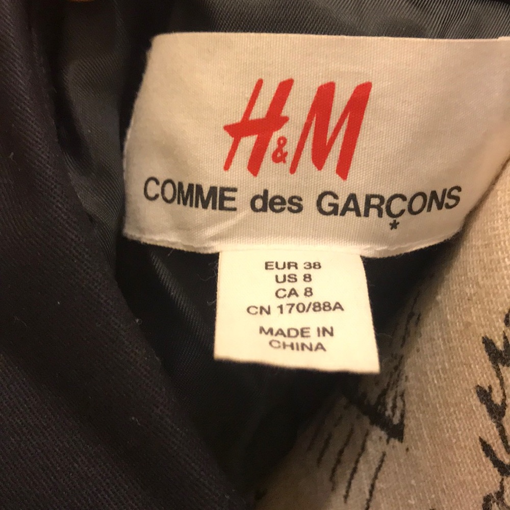 Comme des garçons x hm navy trench - Picture 8 of 8